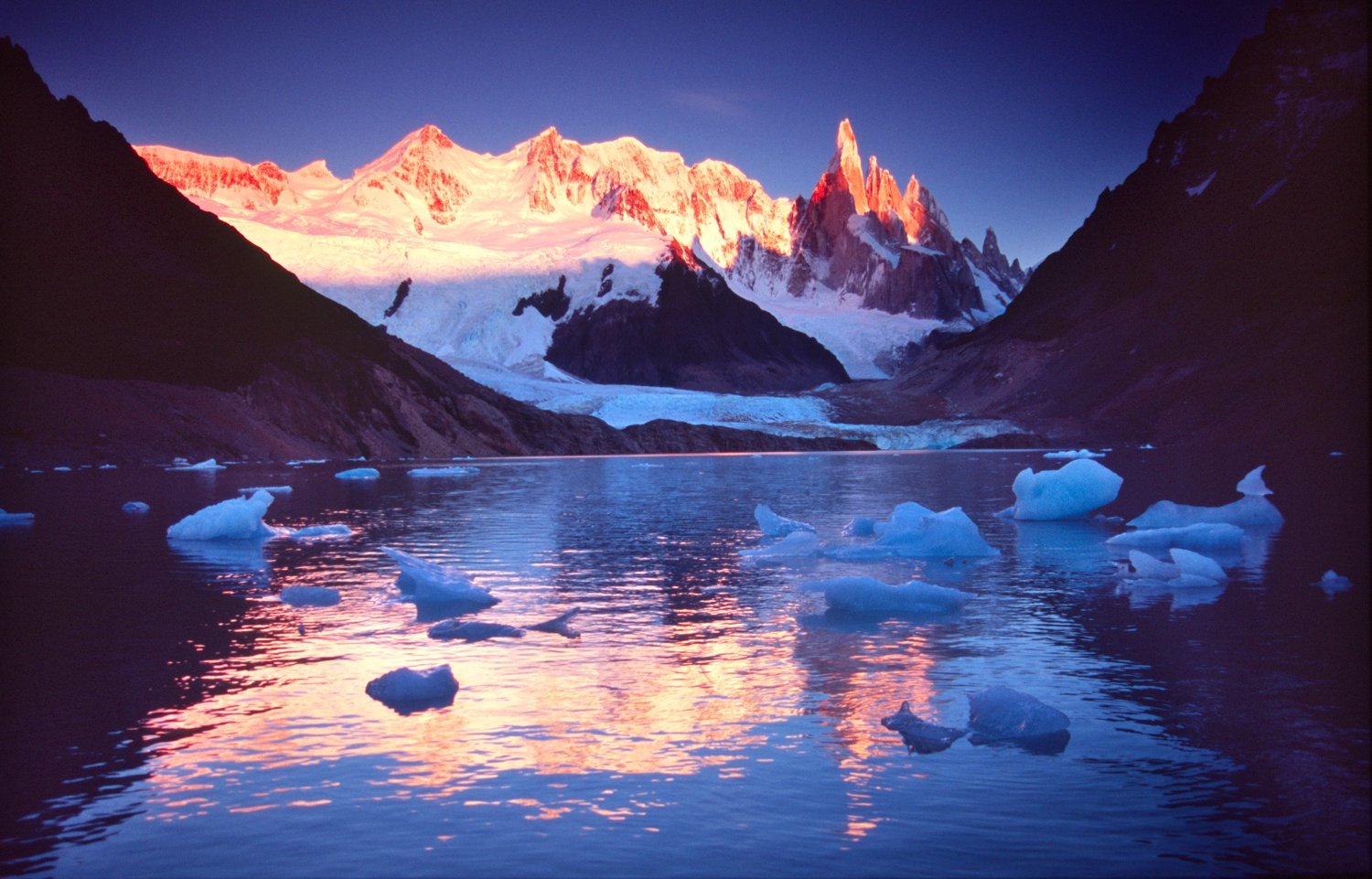 Laguna Torre and Cerro Torre, Parque Nacional los Glaciares, Patagonia, Argentina. Laguna Torre and Cerro Torre, Parque Nacional los Glaciares, Patagonia, Argentina.