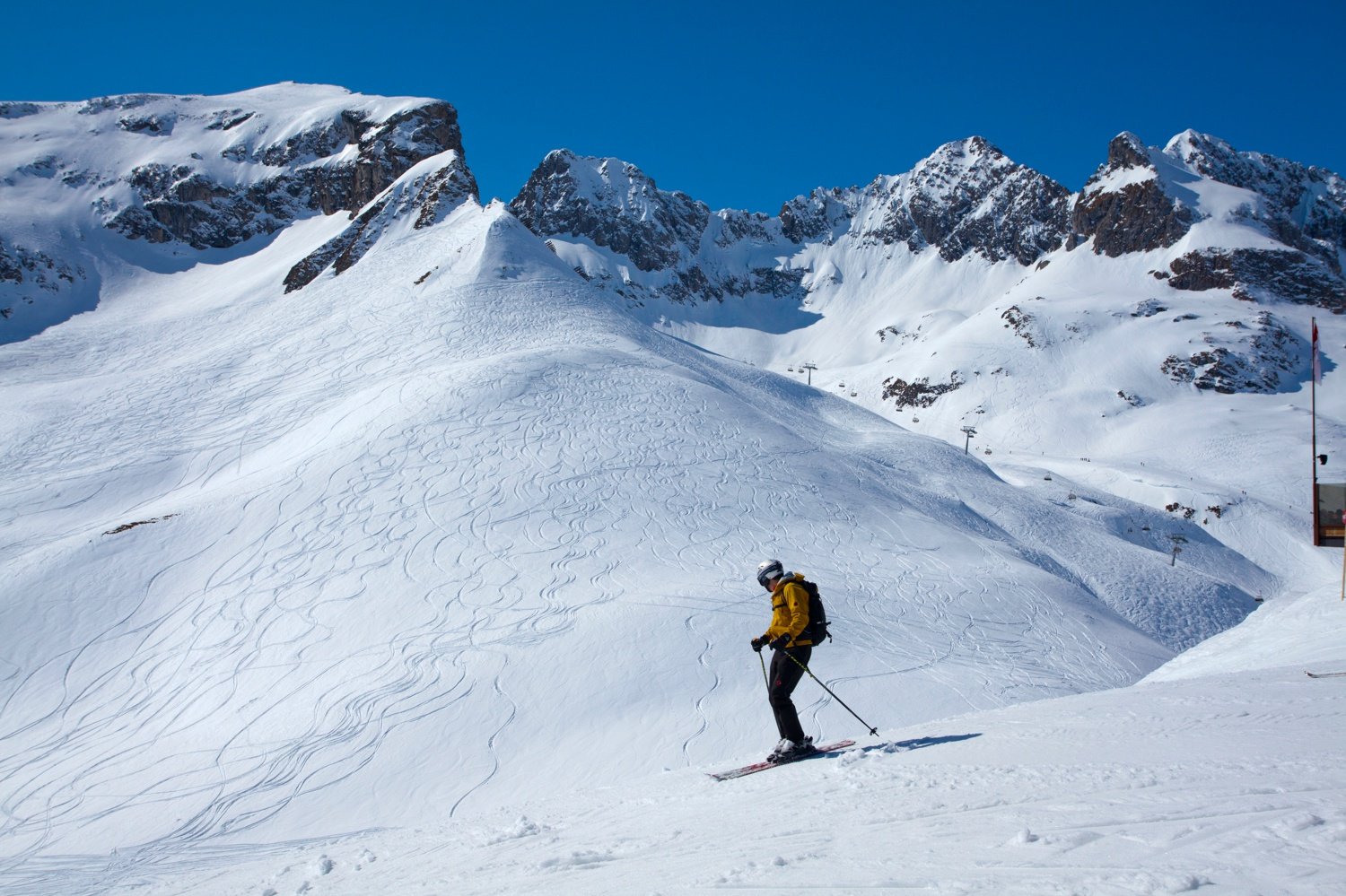 Skiing, Zurs, Arlberg, Austria. Skiing, Zurs, Arlberg, Austria.