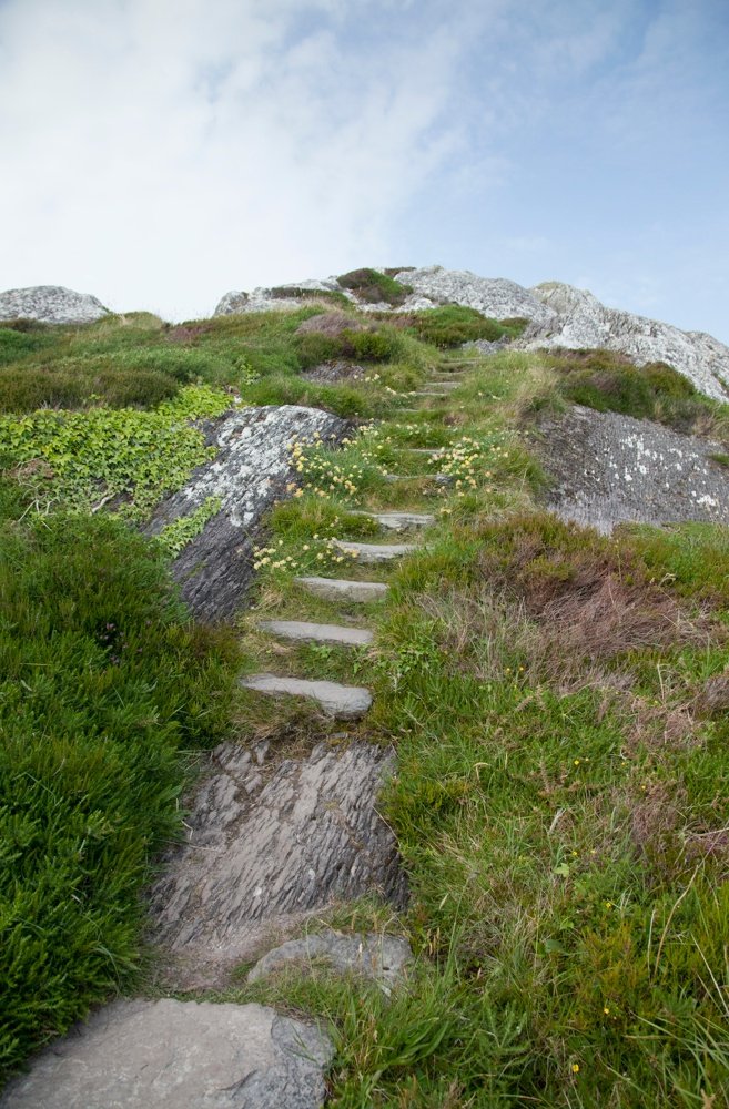 The old Mass Path, Derrynane Harbour, Caherdaniel, Co Kerry, Ireland.