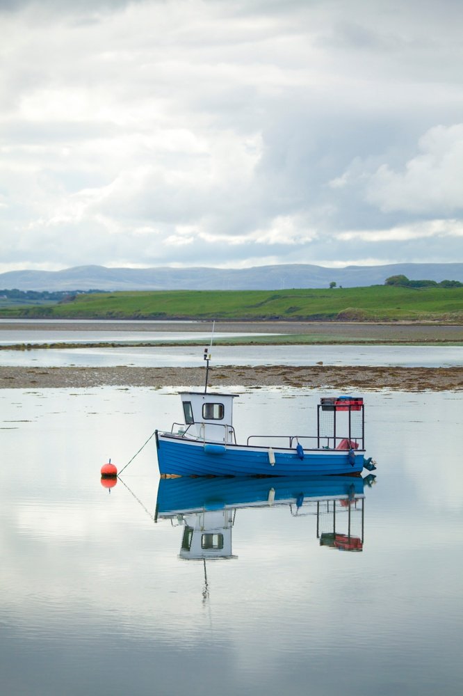 Lobster fishing boat, Killala Harbour, County Mayo, Ireland.
