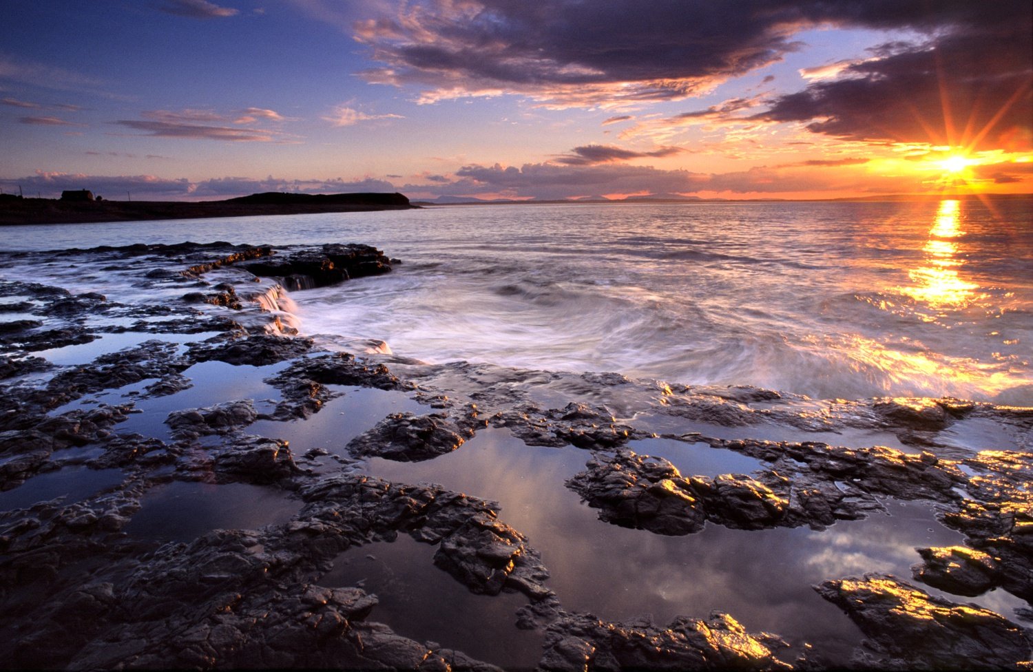 Sunset from the shore of Killala Bay, Co Sligo, Ireland. Sunset from the shore of Killala Bay, Co Sligo, Ireland.
