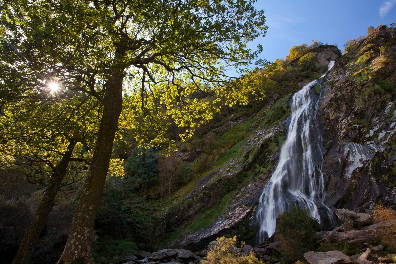 Powerscourt Waterfall, Co Wicklow, Ireland. Powerscourt Waterfall, Co Wicklow, Ireland.