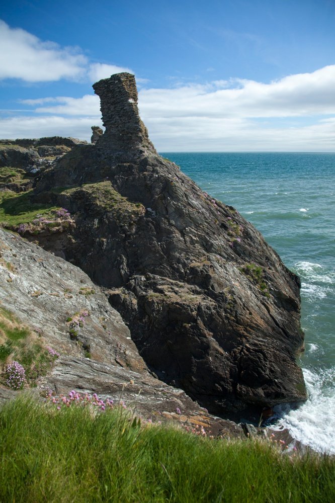The Black Castle near Wicklow Town, County Wicklow, Ireland.