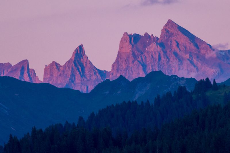 Dents du Midi, French Alps, France.