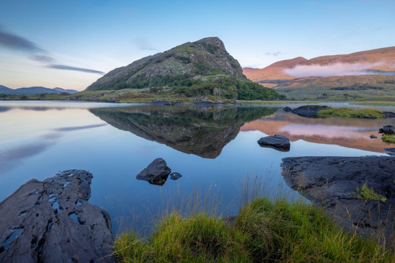 Eagle's Nest from Upper lake, Killarney National Park, County Kerry, Ireland.