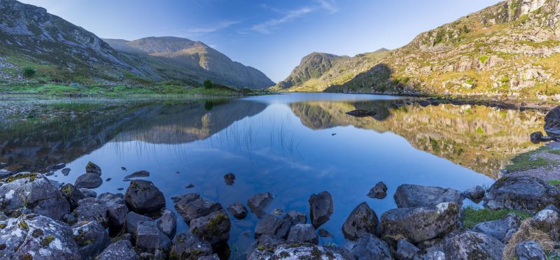 Early morning reflections, Gap of Dunloe, County Kerry, Ireland.