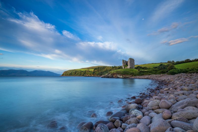 Minard Castle, Dingle, County Kerry, Ireland.