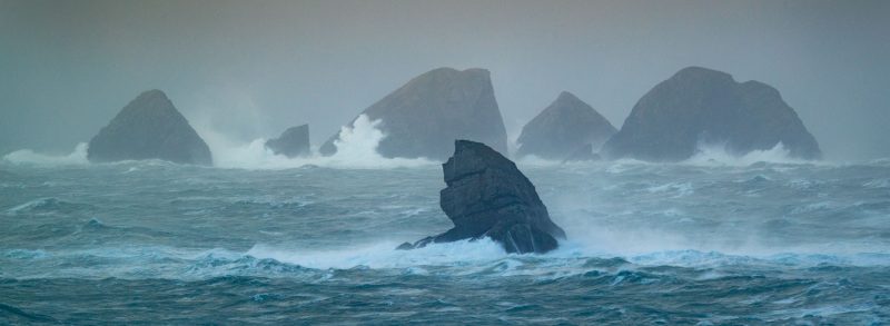 Stags of Broadhaven, County Mayo, Ireland.