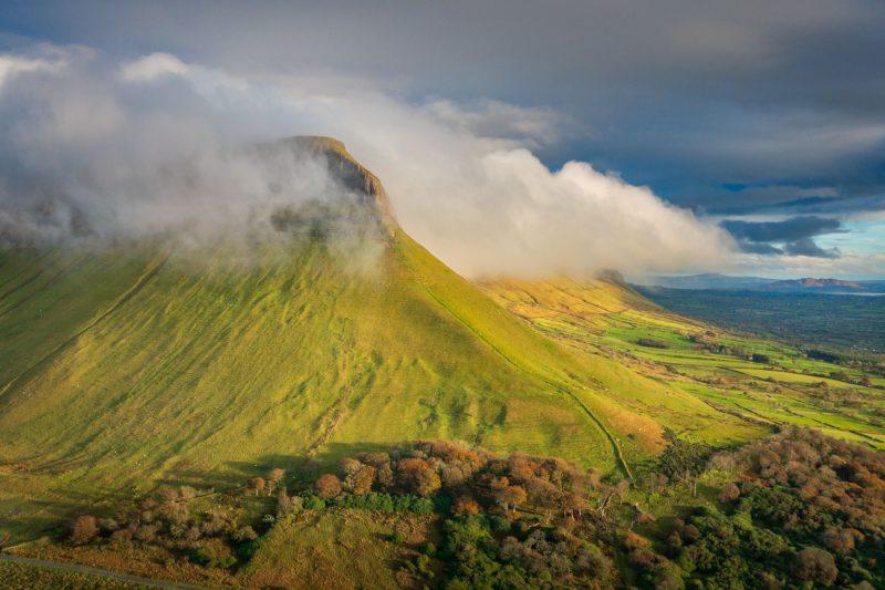 Evening Light, Benbulben, County Sligo, Ireland.