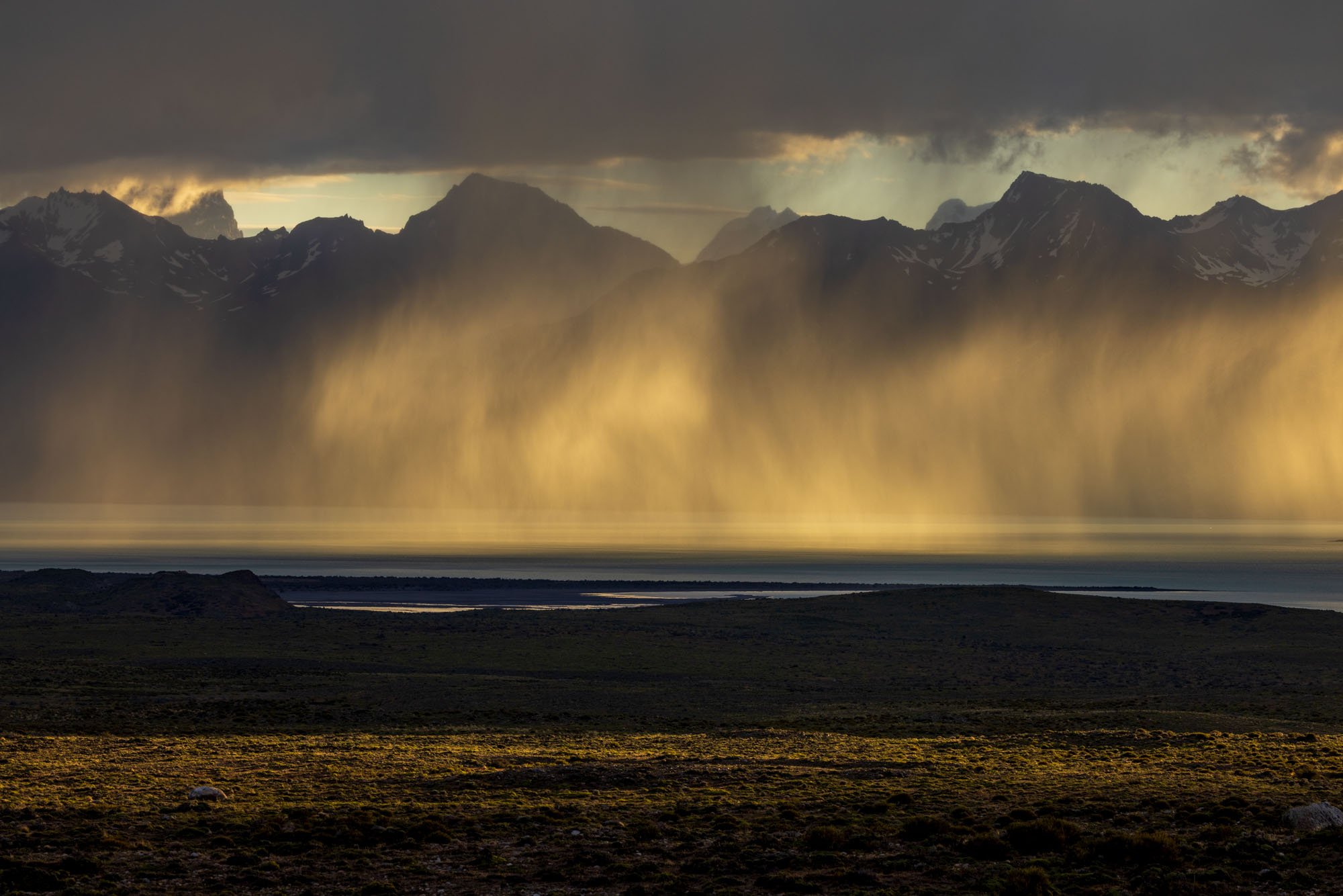 Arid landscape south of El Chalten, Patagonia, Argentina. Arid landscape south of El Chalten, Patagonia, Argentina.