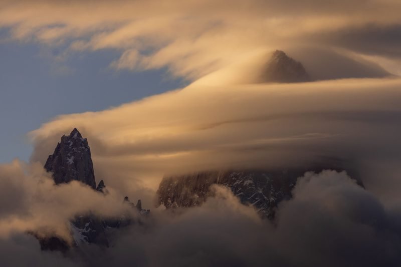 Storm clearing Fitzroy, Patagonia, Argentina.