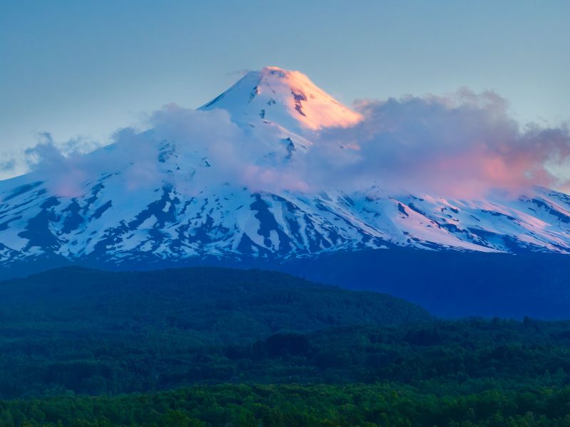 Volcan Villarica, Chile.
