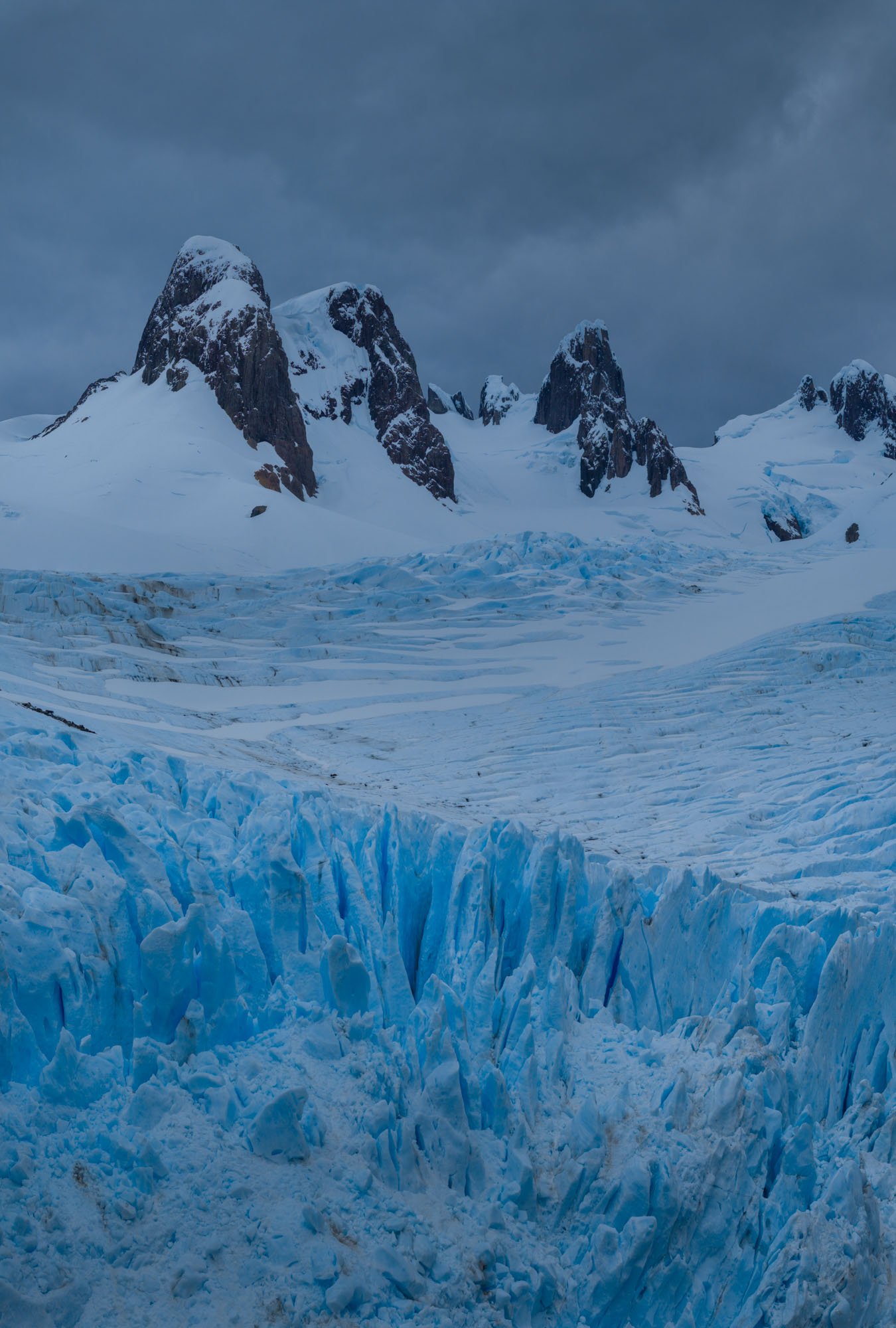 Glacier Zamudio, Cordillera Sarmiento, Patagonian Fjords, Chile. Glacier Zamudio, Cordillera Sarmiento, Patagonian Fjords, Chile.