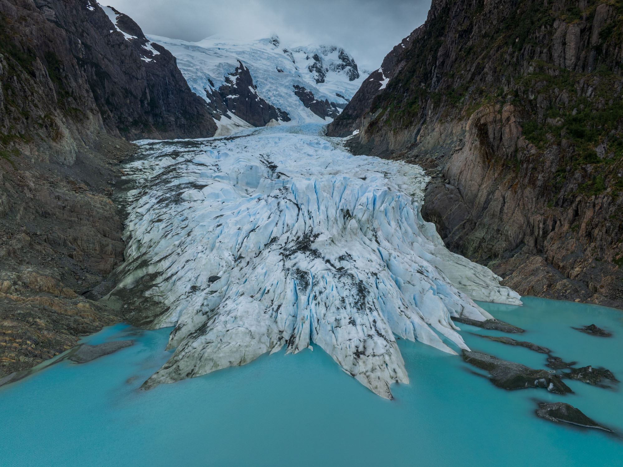 Glacier Bernal, Cordillera Sarmiento, Patagonian Fjords, Chile. Glacier Bernal, Cordillera Sarmiento, Patagonian Fjords, Chile.