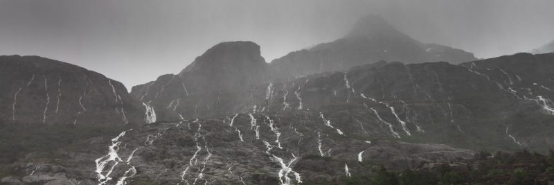 Rainstorm, Cordillera Sarmiento, Patagonian Fjords, Chile.