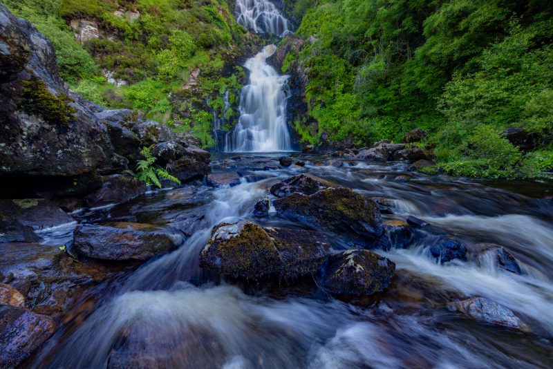 Assaranca Waterfall, County Donegal, Ireland.