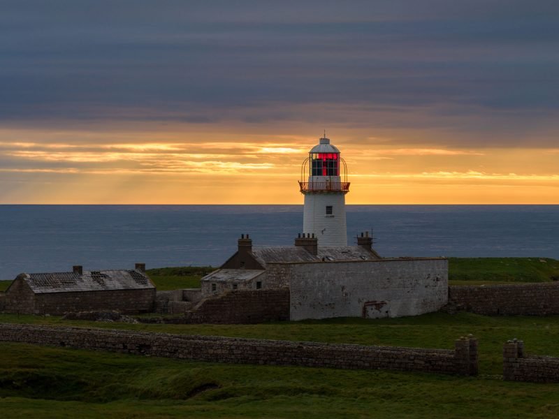 Rathlin O'Byrne Lighthouse, County Donegal, Ireland.