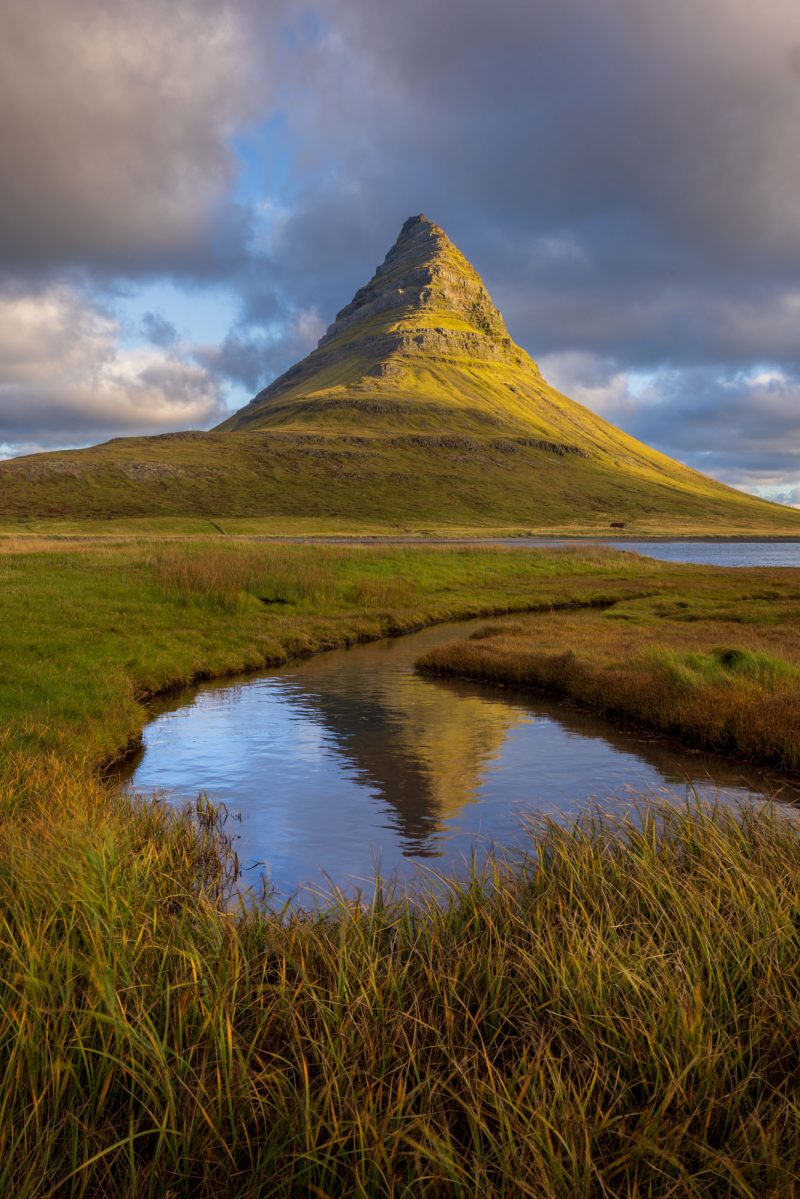 Fall colours, Kirkjufell, Snaefellsnes, Iceland.