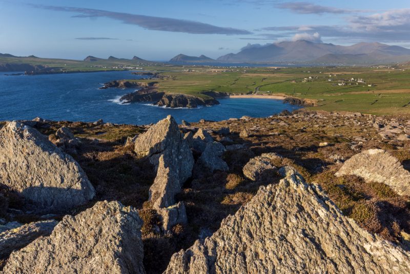Dingle Peninsula view from Clogher Head, County Kerry, Ireland.