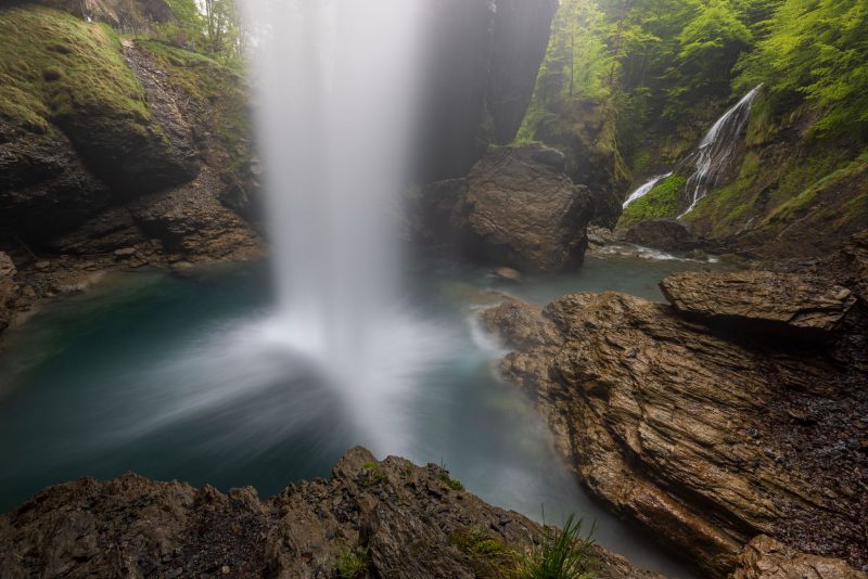 Berglistuber Waterfall, Switzerland.