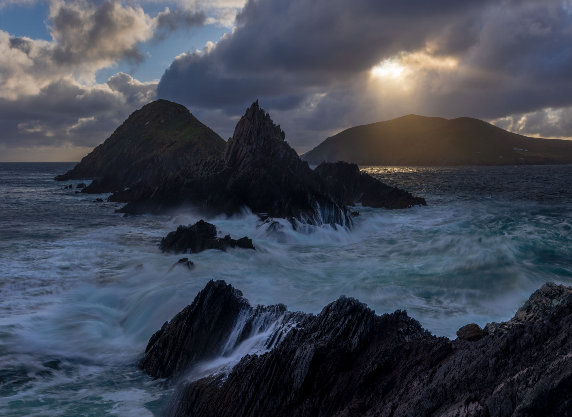 Sunset Dunmore Head, County Kerry, Ireland. Sunset Dunmore Head, County Kerry, Ireland.
